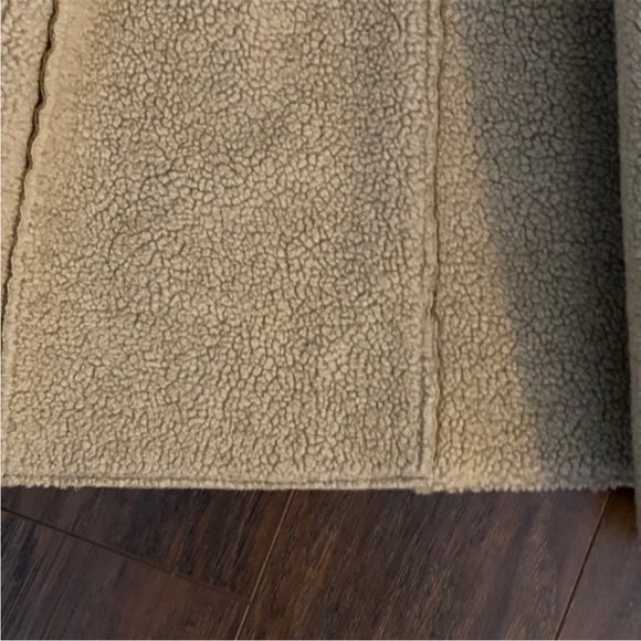 Gap Tan Suede Coat with Hood - Size Small - Picture 8 of 16